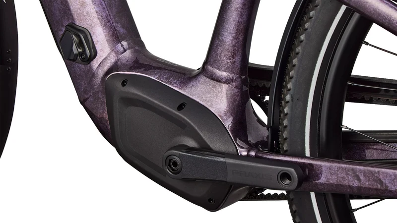 Specialized Como 4.0 IGH NB 710 Wh E-Bike Wave 27,5" Gloss Nebula Metallic Quartz Metallic Dry Impsto/Mauve Metallic/Satin Silver Reflective