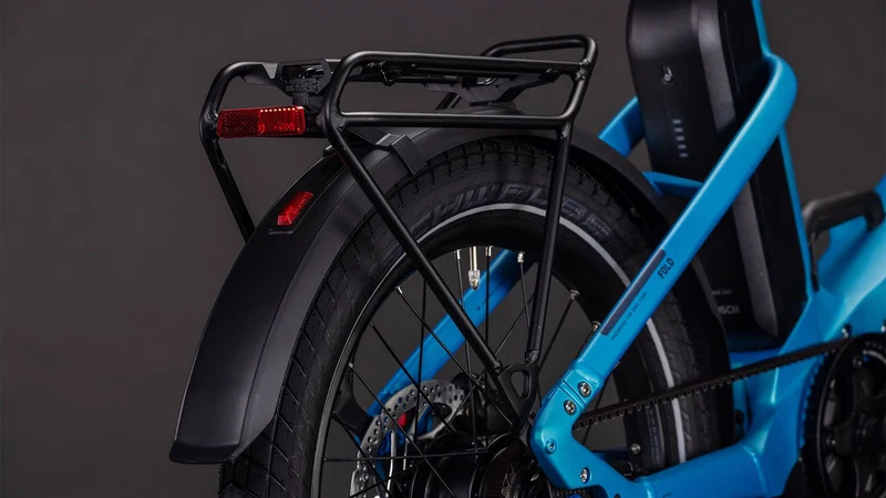 Cube Fold Hybrid Comfort 545 Wh E-Klapprad 20" azure´n´reflex one size