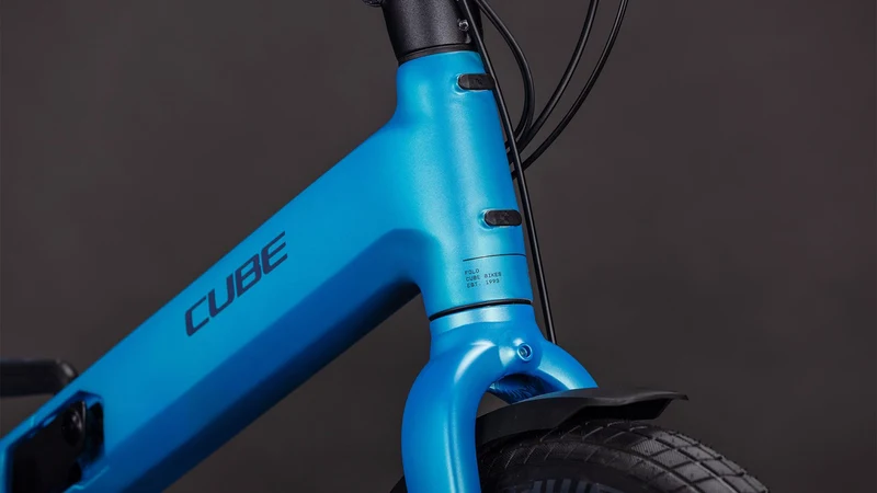 Cube Fold Hybrid Comfort 545 Wh E-Klapprad 20" azure´n´reflex one size