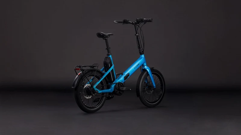 Cube Fold Hybrid Comfort 545 Wh E-Klapprad 20" azure´n´reflex one size