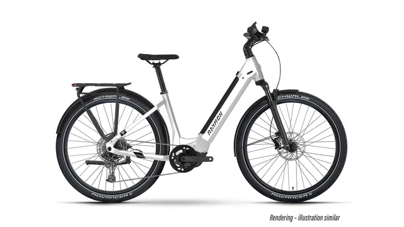 Raymon Tourray Pro 800 Wh E-Bike Wave 27,5" storm/black/kobalt