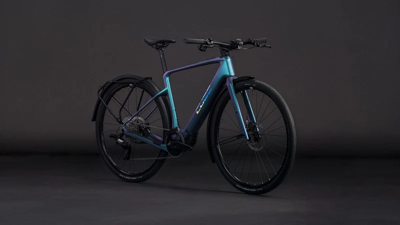 Cube Nulane Hybrid C:62 FE 400 Wh X E-Gravel Rad Diamant 28" polarlight´n´prism