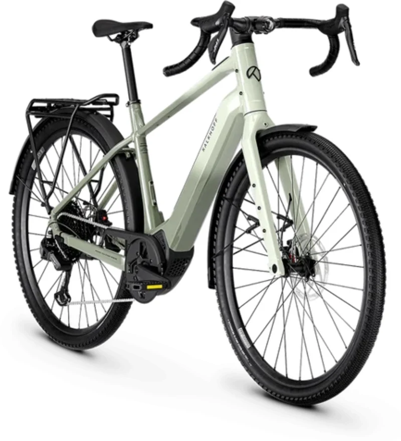 Kalkhoff Endeavour L Touring 400 Wh E-Bike Diamant aqua grey/fennel green