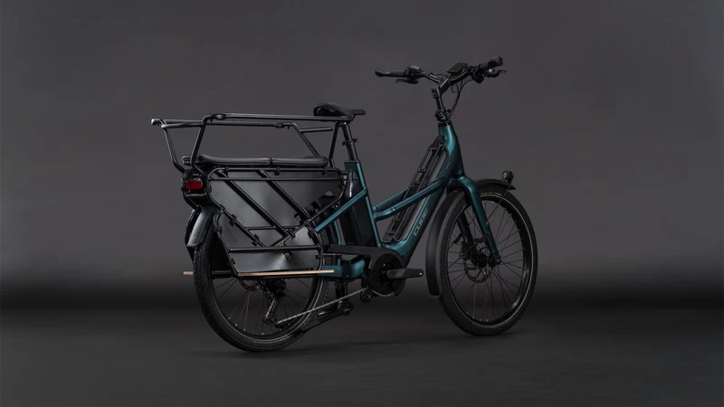 Cube Longtail Hybrid Family 800 Wh E-Lastenrad 26" royalgreen´n´black one size