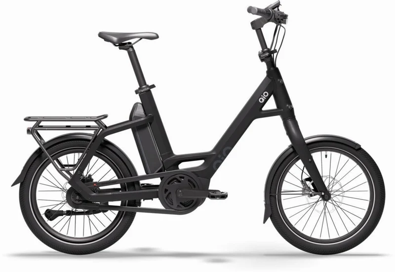 QiO Compact AP-8 Rücktrittnabe 545 Wh E-Kompaktrad 20" night black matt 48 cm