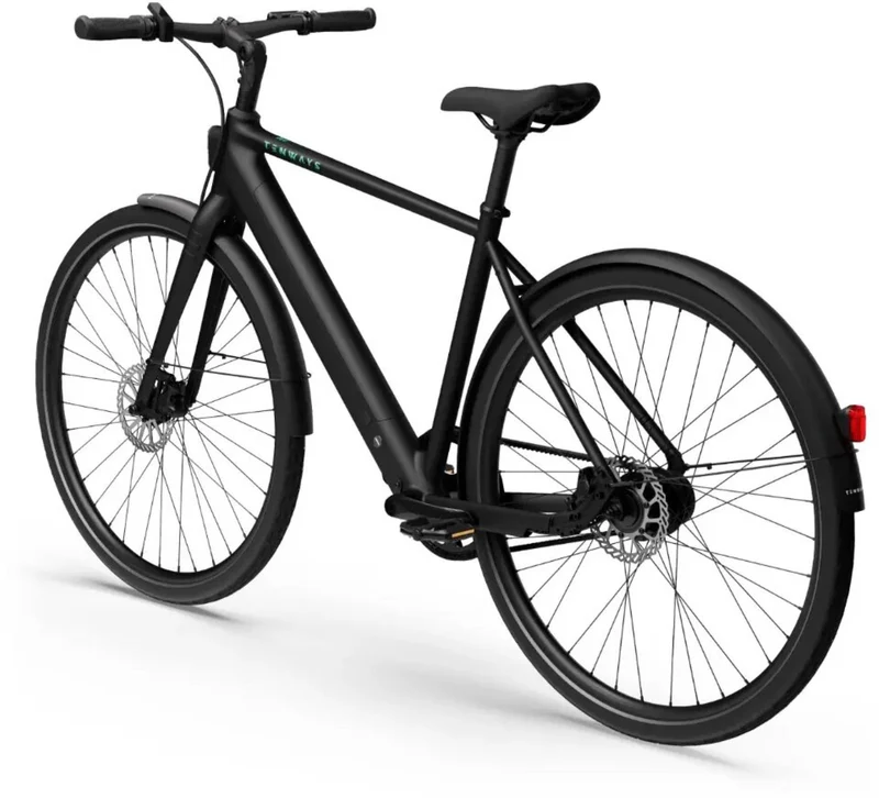 Tenways CGO600 Pro 360 Wh E-Bike Diamant 28" midnight black