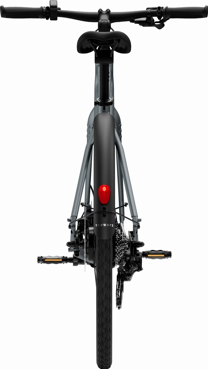 Tenways CGO600 Plus 360 Wh E-Bike Diamant 28" pebble grey