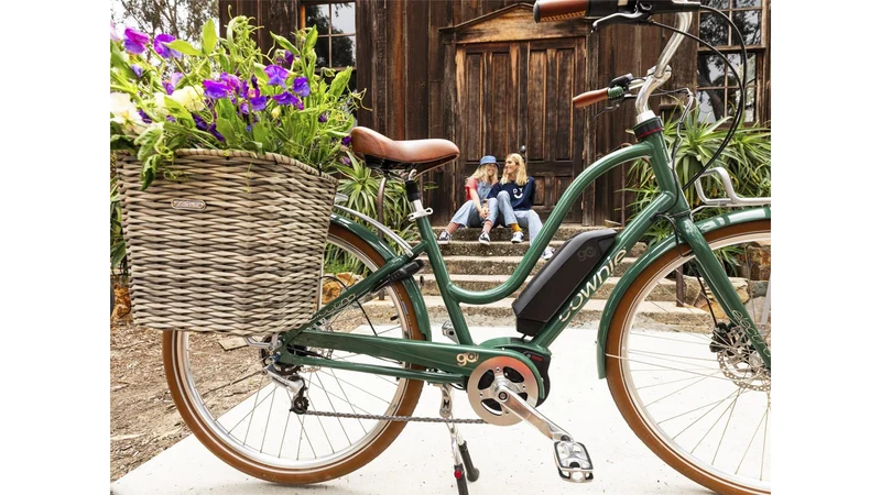 Electra Townie Commute Go! 5i EQ Step-Thru 500 Wh Retro E-Bike Wave 28" racing green M