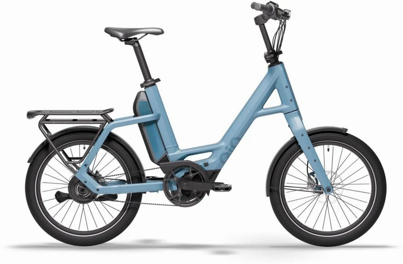 QiO Compact PE Enviolo TR 545 Wh E-Kompaktrad 20" retro blue matt 48 cm