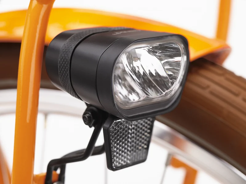 Electra Townie Commute Go! 5i EQ Step-Thru 500 Wh Retro E-Bike Wave 28" tangerine M