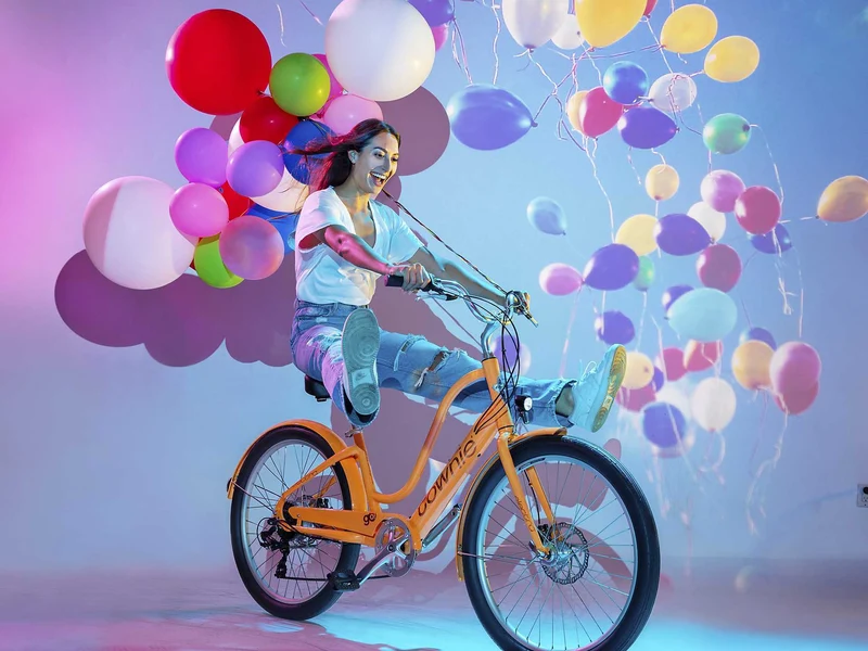 Electra Townie Go! 7D EQ Step-Thru 250 Wh Retro E-Bike Wave 26" mango M
