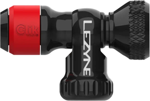 Lezyne CO2 Pumpenkopf Clik™Drive inkl. Kartusche 1 Stück 20 g schwarz-rot