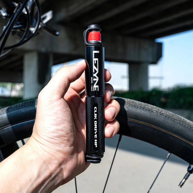 Lezyne Minipumpe HP Clik™ Drive schwarz
