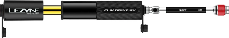 Lezyne Minipumpe HV Clik™ Drive schwarz
