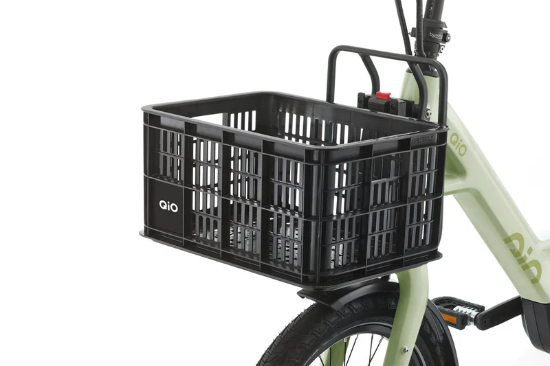 QiO Crate S MIK 2.0 Kunststoff-Fahrradkasten schwarz 17,5 L
