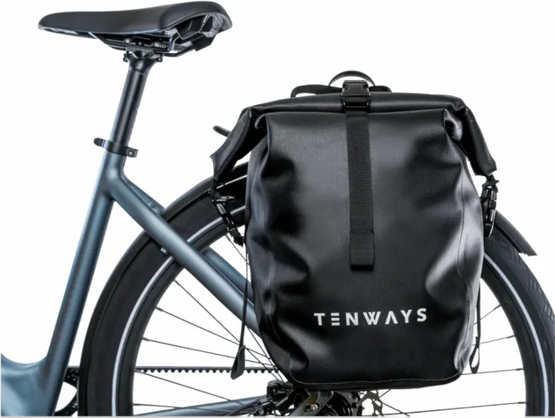 Tenways Gepäckträgertasche schwarz 25 L