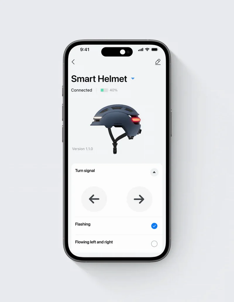 Tenways EH20 Smart-Helm Slate Grey 57-61 cm