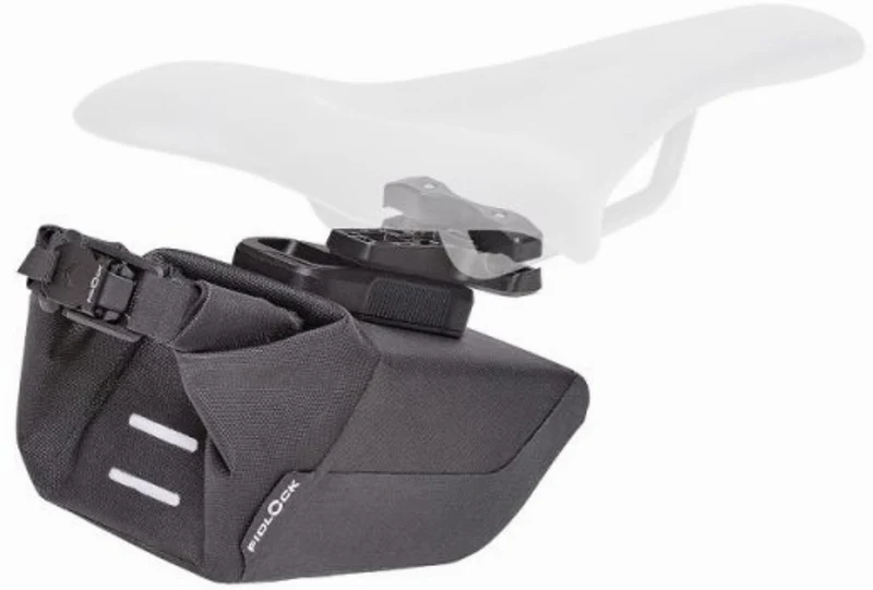 Fidlock Pinclip Satteltasche inkl. magnet-mechanischem Satteltaschenhalter schwarz