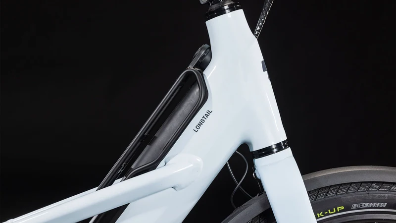 Cube Longtail Sport Hybrid 725 Wh E-Bike Transport 26" flashwhite´n´reflex one size