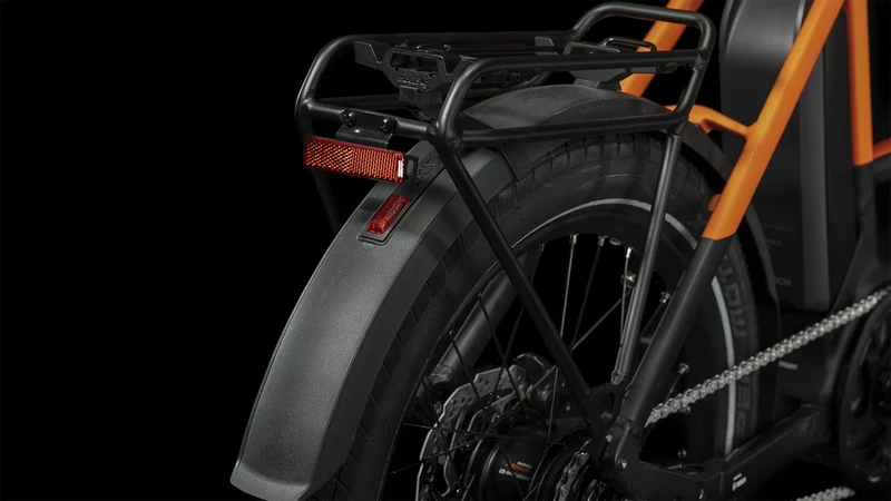 Cube Compact Hybrid 500 Wh E-Kompaktrad 20" black´n´sparkorange one size
