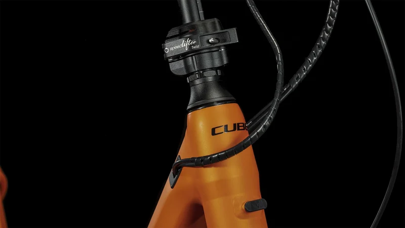 Cube Compact Hybrid 500 Wh E-Kompaktrad 20" black´n´sparkorange one size