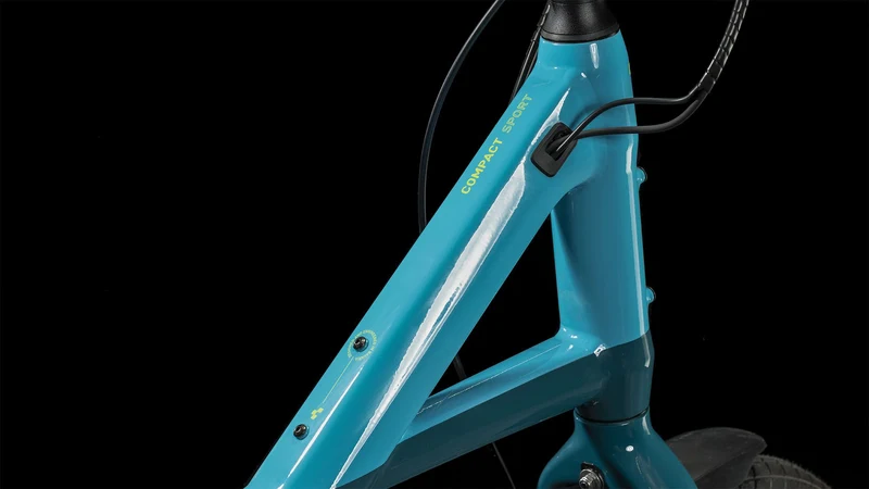Cube Compact Sport Hybrid 500 Wh E-Kompaktrad 20" blue´n´lime one size