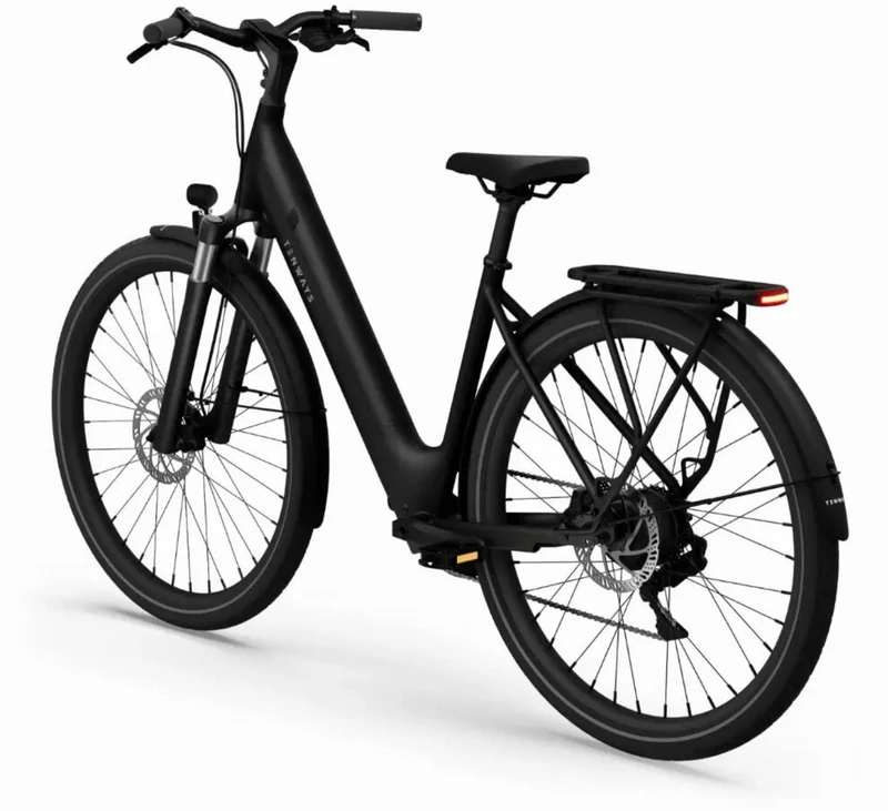 Tenways CGO800 Plus 475 Wh E-Bike Wave 28" midnight black 48 cm