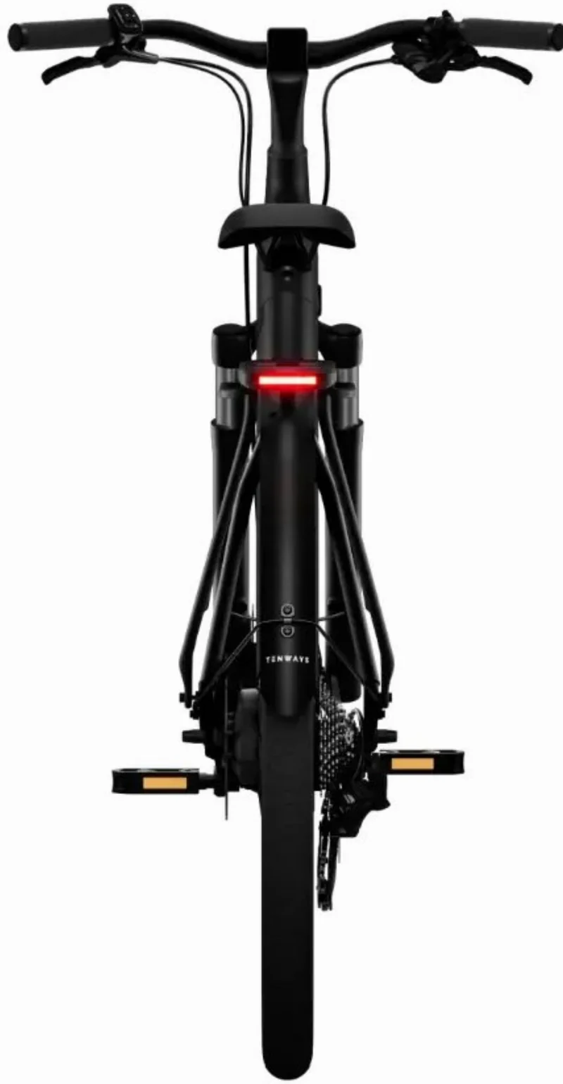 Tenways CGO800 Plus 475 Wh E-Bike Wave 28" midnight black 48 cm