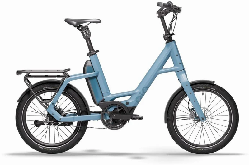 QiO Compact PX5+ 800 Wh E-Kompaktrad 20" retro blue matt 48 cm