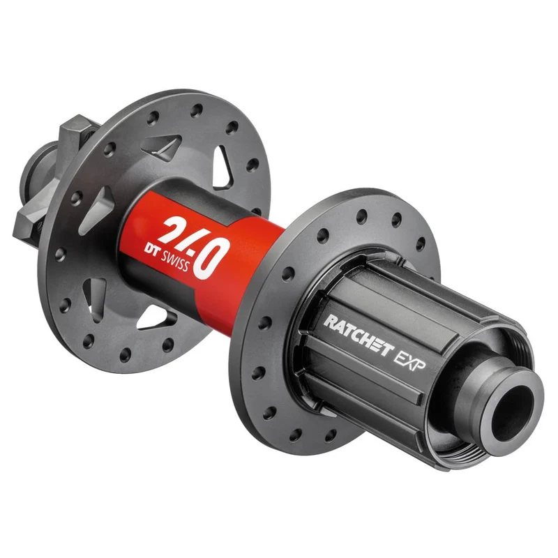 DT Swiss HR-Nabe 240 EXP MTB Disc Brake 150/12 TA, 32 L., IS 6 -bolt, Shim.Light
