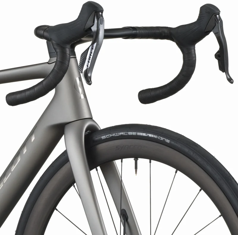 Scott Addict RC Team Rennrad Diamant 28" tungsten grey