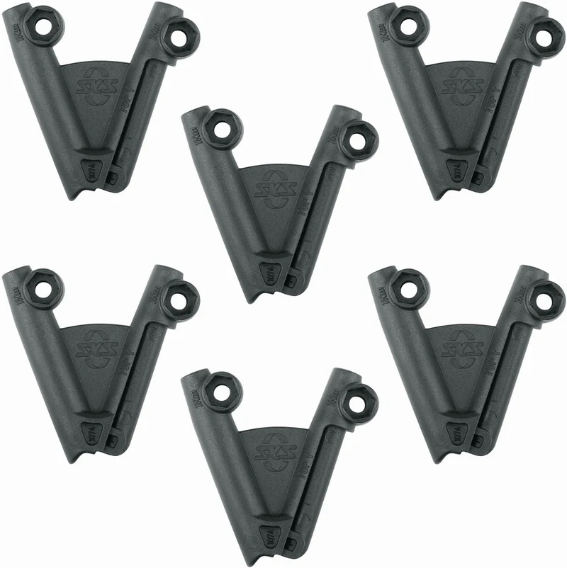SKS GERMANY ESC V-Adapter Strebenaufnahme 6er Set silver