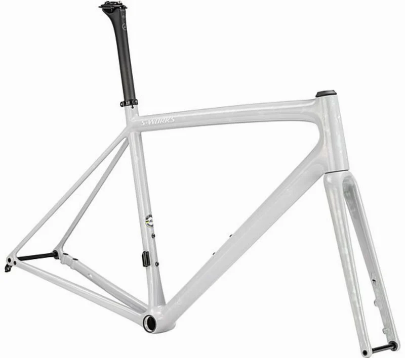 Specialized S-Works Aethos Rahmenset Diamant birch/abalone/dune white 54 cm