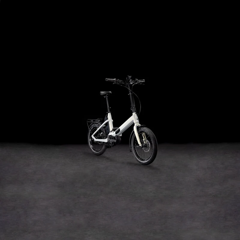 Cube Fold Hybrid Comfort 500 Wh E-Bike 20" pearlysilver´n´white one size