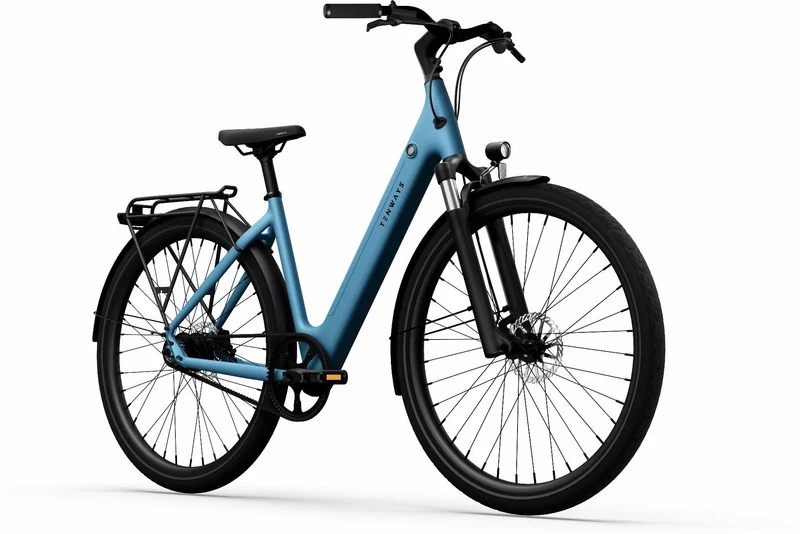 Tenways CGO800S 475 Wh E-Bike Wave 28" sky blue 48 cm