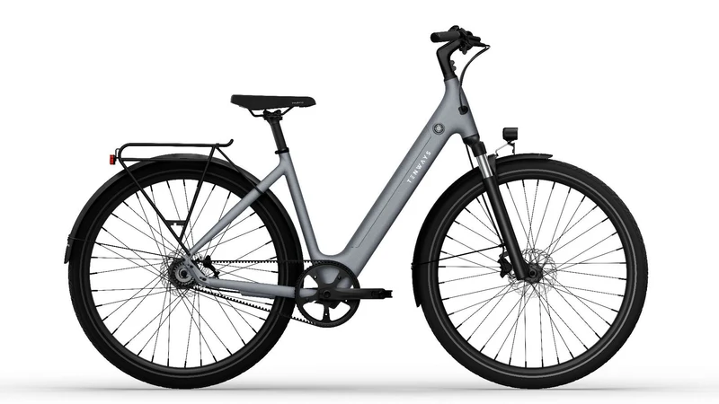 Tenways CGO800S 475 Wh E-Bike Wave 28" pebble grey 48 cm