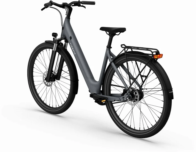 Tenways CGO800S 475 Wh E-Bike Wave 28" pebble grey 48 cm