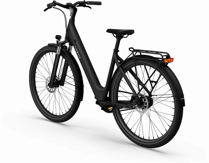 Tenways CGO800S 475 Wh E-Bike Wave 28" midnight black 48 cm