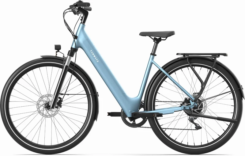Tenways CGO800 Plus 475 Wh E-Bike Wave 28" sky blue 48 cm