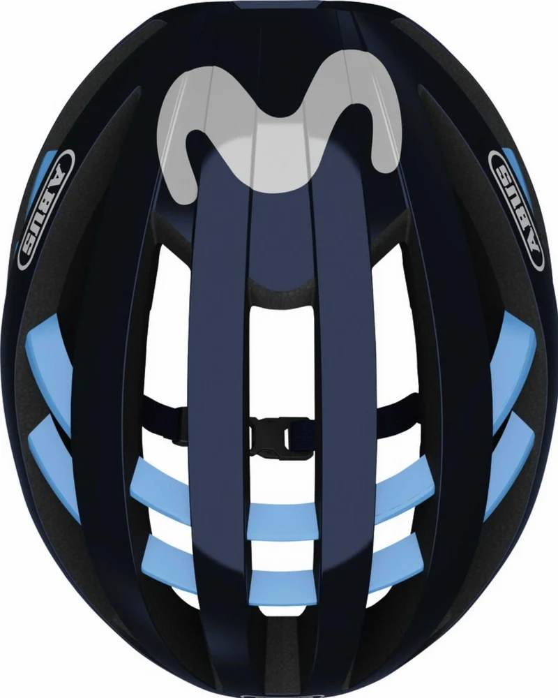 Abus Aventor Helm Movistar blau M (54-58cm) (Gebrauchtware)