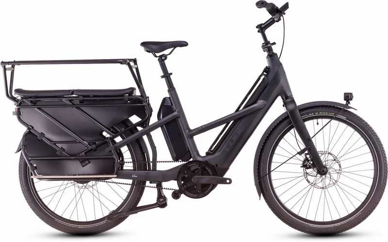 Cube Longtail Hybrid Family 725 Wh E-Lastenrad 26" grey´n´reflex one size