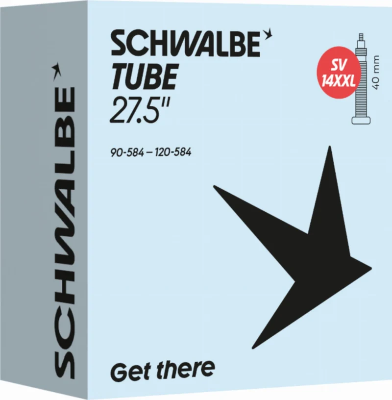 Schwalbe Standard Schlauch 27,5" NR. 14XXL schwarz ETRTO 90/120-584 SV 40 mm