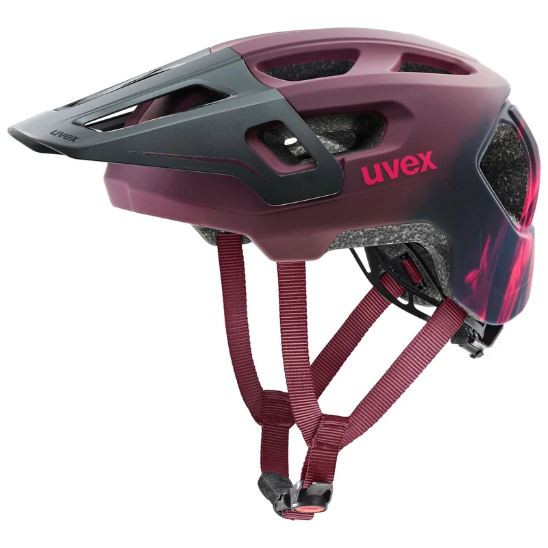 Uvex React Jr. Fullface Kinder-Helm cranberry matt S (52-56 cm)