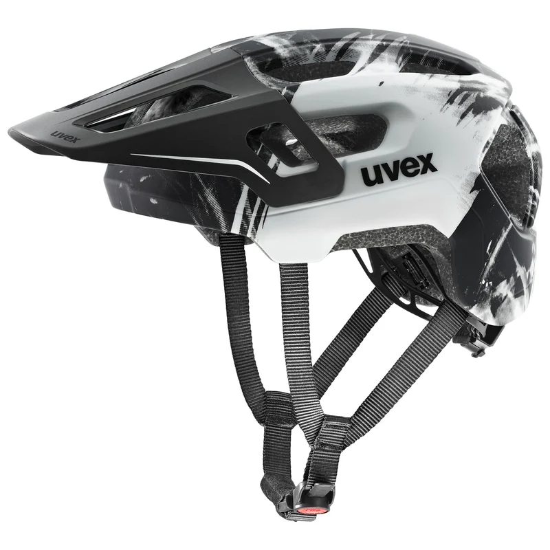 Uvex React Jr. Fullface Kinder-Helm black-white matt S (52-56 cm)