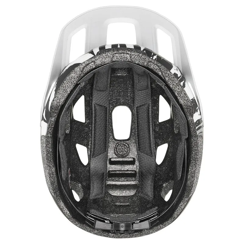 Uvex React Jr. Kinder-Helm white-black matt S (52-56 cm)