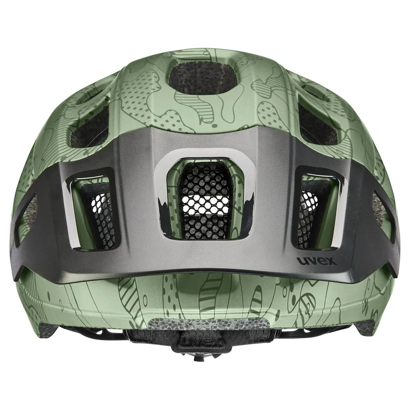 Uvex React Jr. Kinder-Helm moss green altimeter matt S (52-56 cm)