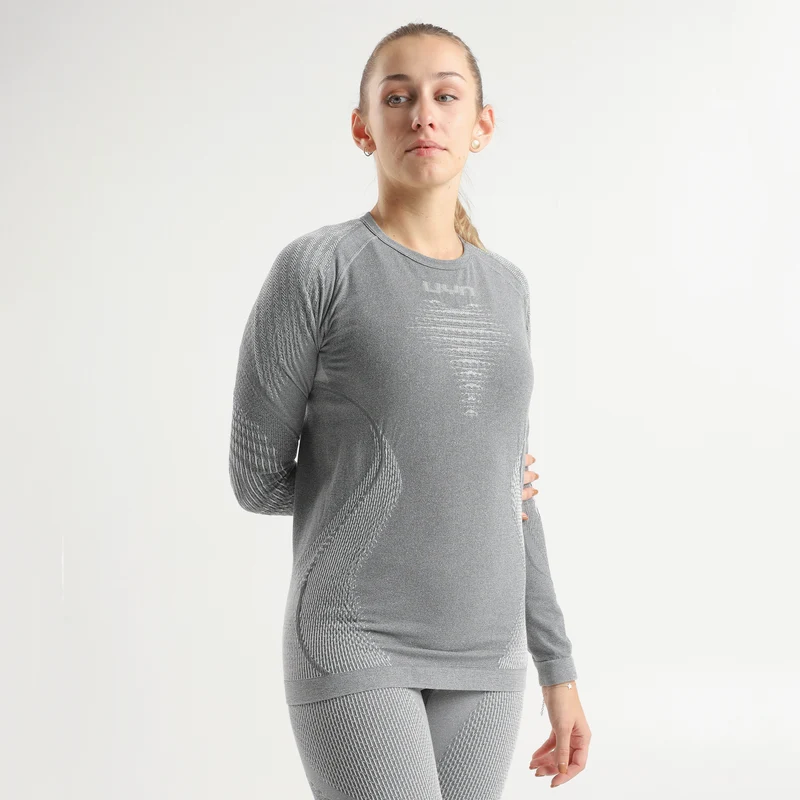 WOMAN EVOLUTYON BIOTECH MELANGE UW SHIRT LONG_SL