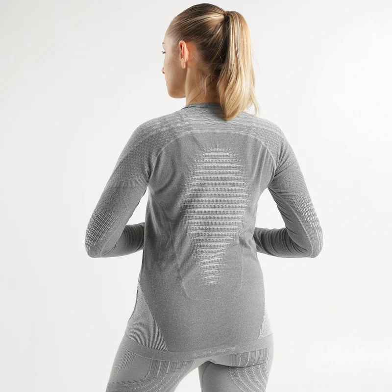 WOMAN EVOLUTYON BIOTECH MELANGE UW SHIRT LONG_SL