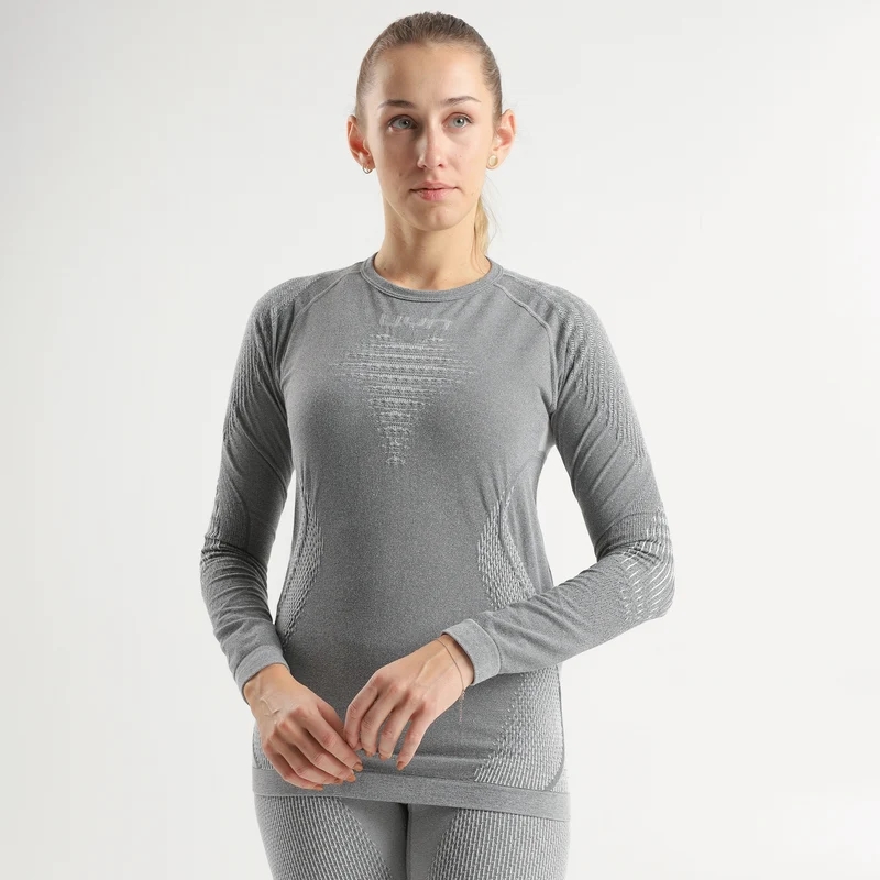 WOMAN EVOLUTYON BIOTECH MELANGE UW SHIRT LONG_SL