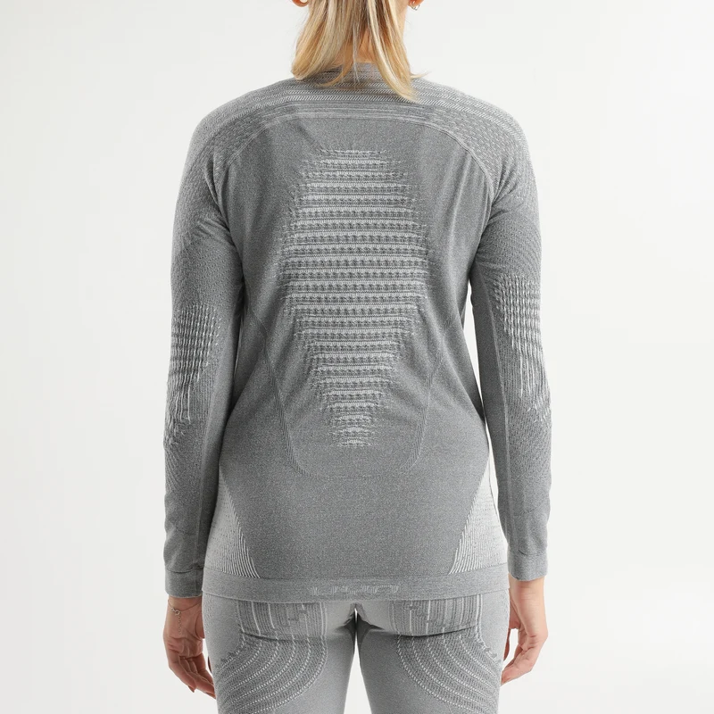 WOMAN EVOLUTYON BIOTECH MELANGE UW SHIRT LONG_SL
